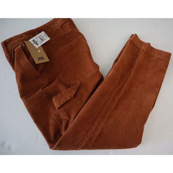 Vans 000F79 Women's Sz 26 Mocha Bisque High Road Groundwork Corduroy Pants - Picture 8 of 12